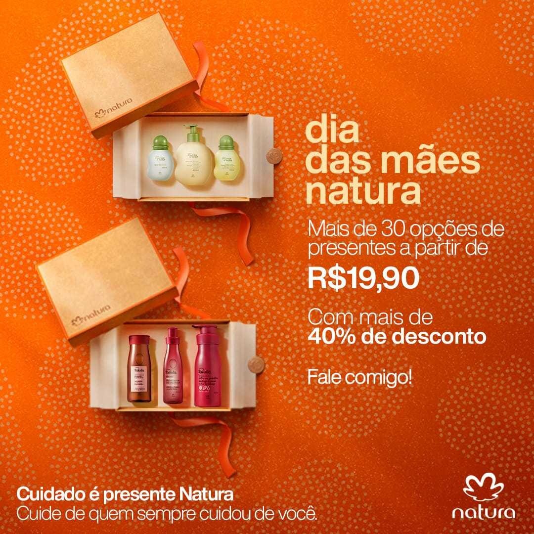 Dia das Mães: os melhores presentes, a partir de R$ 19,90 na Natura Itabira; confira opções