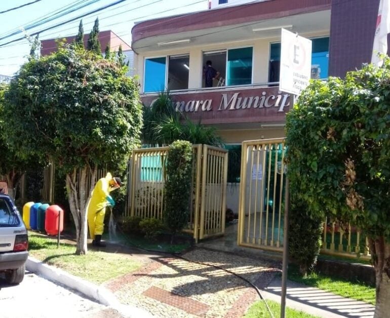 Prefeitura de Monlevade mantêm cronograma de desinfecção em toda cidade