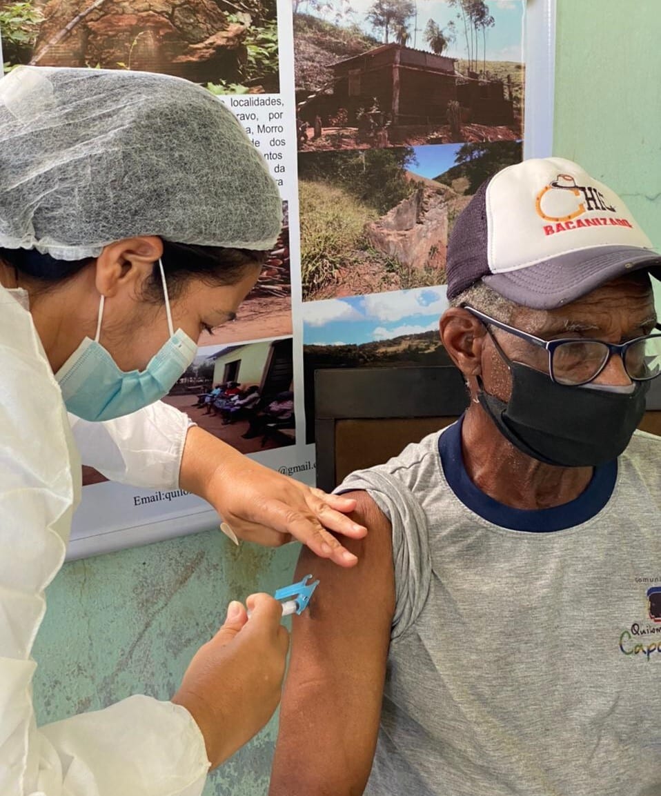 Covid-19: vacinação chega a quilombolas em Itabira