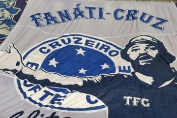 Cruzeiro: Pablito é imortalizado em bandeira de organizada
