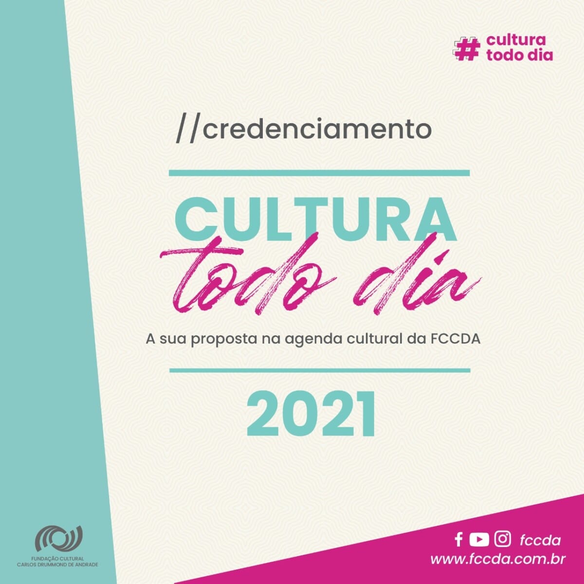 FCCDA lança edital “Cultura Todo Dia” para contratação de artistas