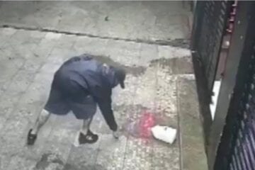 Homem não consegue bebida ‘fiado’ e coloca fogo em loja; veja o vídeo