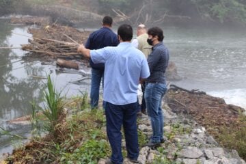 Assoreamento do “Córrego dos Coelhos” atinge o Rio Santa Bárbara e prejudica captação de água do DAE