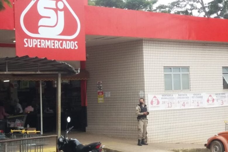 Supermercado é arrombado e tem dinheiro furtado do cofre em Itabira