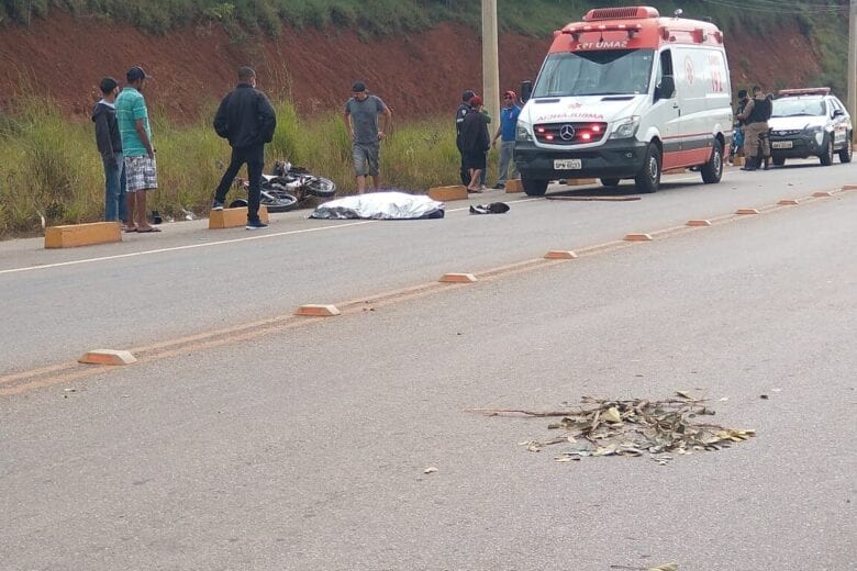 Adolescente tem a cabeça decepada em acidente de moto em Itabira