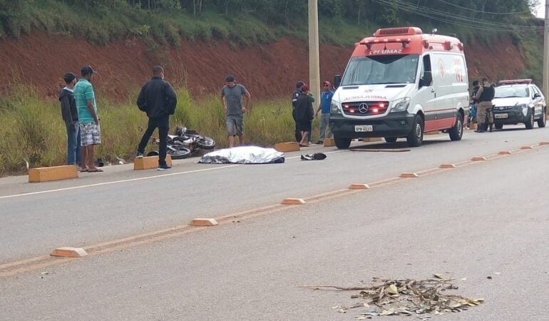 Adolescente tem a cabeça decepada em acidente de moto em Itabira