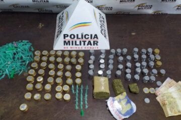 PM interrompe venda de droga e detém suspeito em Santa Bárbara