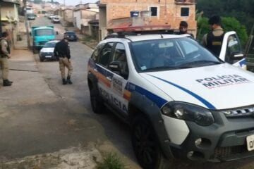 Homem é socorrido após ser baleado no rosto, em Itabira