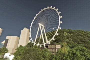 Esquecerem de mim: turistas ficam presos em roda gigante
