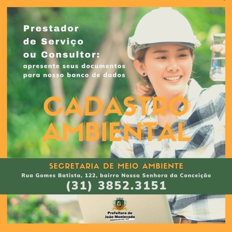 Prefeitura de Monlevade cadastra empresas e consultores ambientais; saiba como