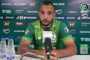 Rodolfo explica falta de gols do América: ‘Nível dos adversários aumentou’