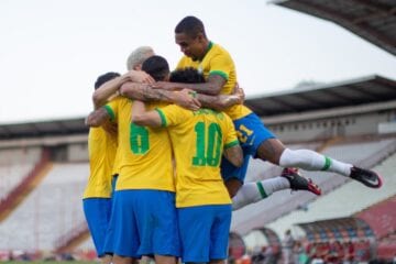 No último teste antes dos Jogos Olímpicos, Brasil vence a Sérvia com golaços