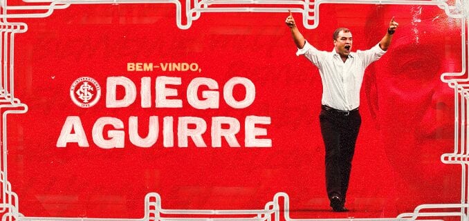 Internacional anuncia Diego Aguirre como novo técnico