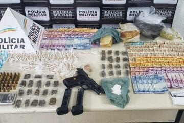 PM de Monlevade prende traficante, apreende drogas e R$ 5000 em dinheiro