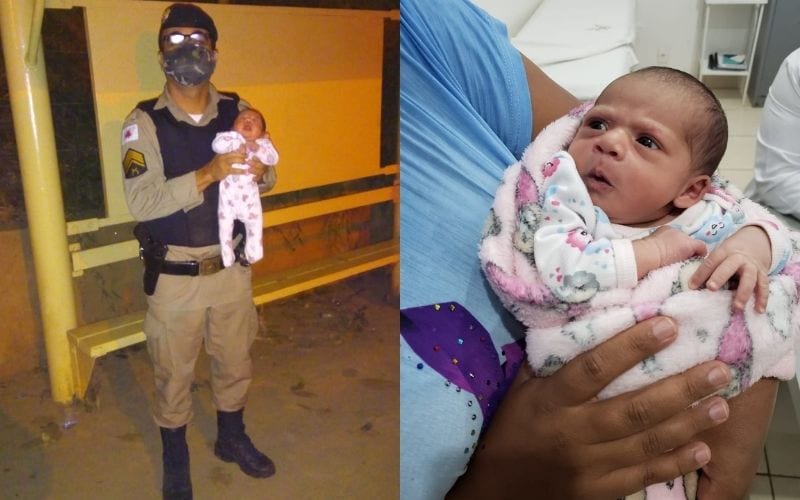 Policiais militares de Nova Era salvam vida de bebê de 12 dias