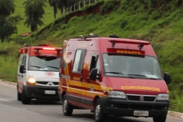 Motociclista é socorrido em estado grave após acidente em Santa Maria