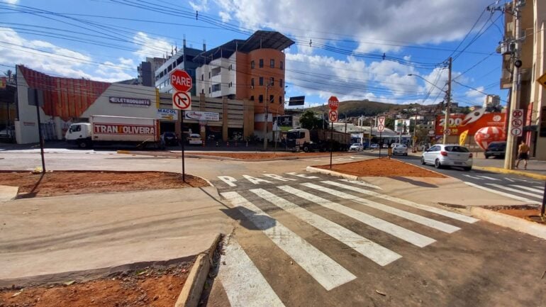 Segunda fase do projeto de melhoria no trânsito está na reta final em Monlevade