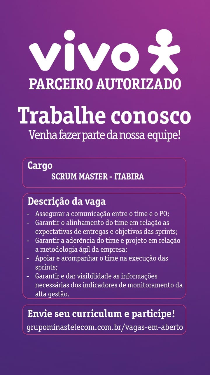 vaga vivo scrum