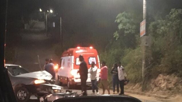 Acidente deixa motociclista ferido no bairro Machado em Itabira