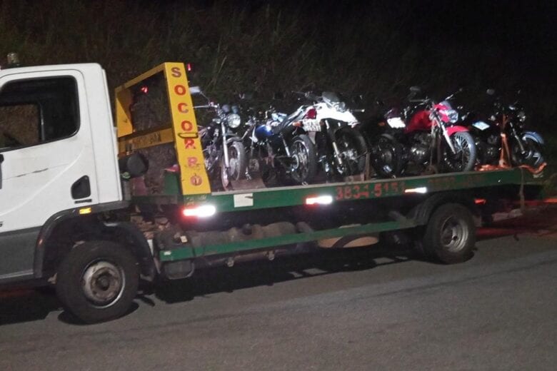 Motocicletas usadas na prática de direção perigosa são apreendidas em Itabira