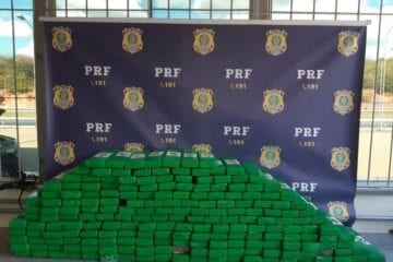 Homem que viajava com a família é preso com mais de 170 kg de maconha