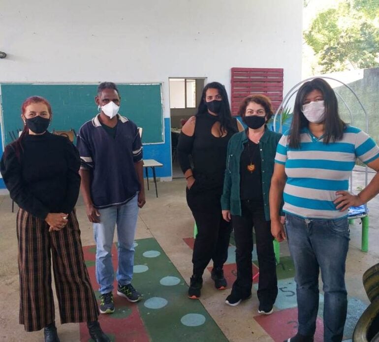 Servidores do RH da Secretaria Municipal de Educação visitam escolas de Monlevade