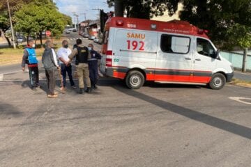 Agora: homem tem suspeita de perna fraturada após acidente em Itabira