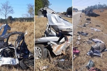 Acidente deixa 3 mortos e 5 feridos na rodovia Washington Luís; veja o vídeo