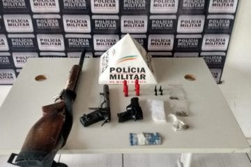 Polícia Militar prende dois homens por suspeita de tráfico de drogas