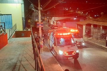 Três homens são baleados na noite deste domingo em Itabira
