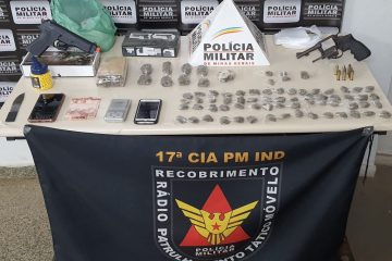 Após fuga, Polícia Militar apreende grande quantidade de drogas em Monlevade