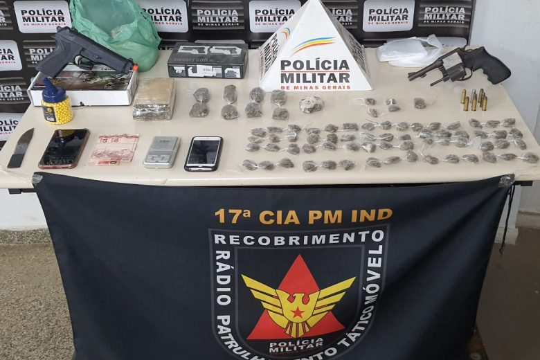 Após fuga, Polícia Militar apreende grande quantidade de drogas em Monlevade