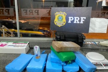 PRF apreende grande quantidade de pasta base de cocaína em Monlevade