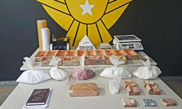 Homem é preso em laboratório de refino de crack em Santa Luzia