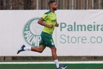 Em recuperação, lateral Jorge treina com bola pela 1ª vez no Palmeiras