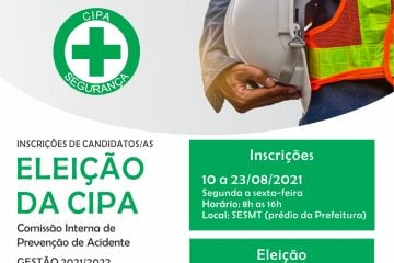 Prefeitura de Monlevade abre inscrições para a Comissão Interna de Prevenção de Acidente