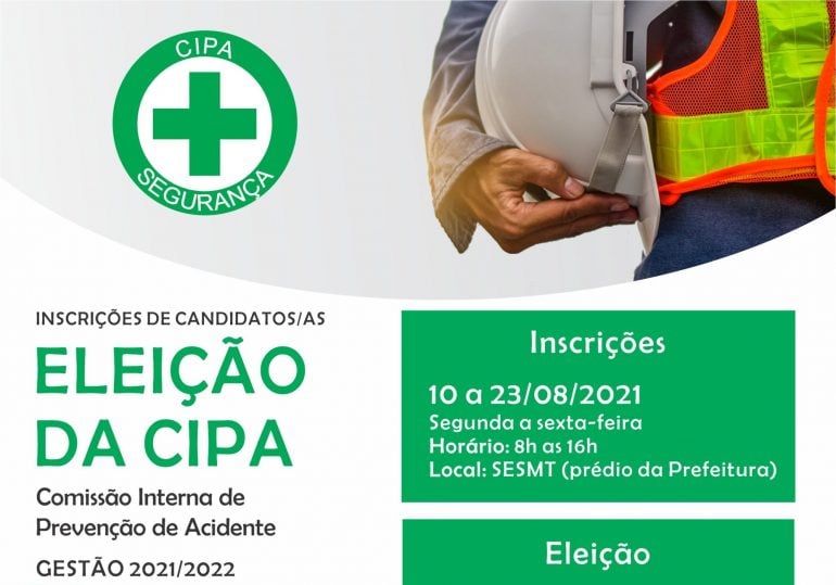 Prefeitura de Monlevade abre inscrições para a Comissão Interna de Prevenção de Acidente