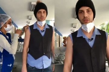 Comediante viraliza ao gritar “Fora SUS” em vacinação; veja vídeo