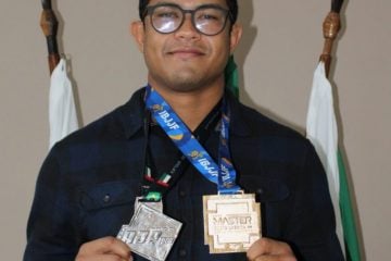 Dr. Laércio recebe o monlevadense colecionador de medalhas do Jiu Jitsu