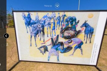 Flitabira: tour virtual 360° mostra a exposição “Ocupação Dom Quixote – Portinari e Drummond”
