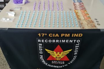 Polícia Militar prende homem com variadas drogas em Monlevade