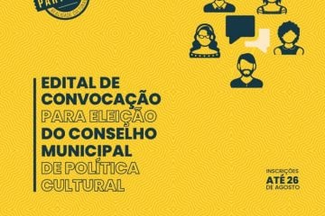 Inscrições para o Conselho Municipal de Política Cultural se encerram nesta quinta