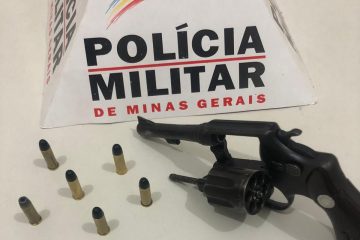 Jovem é preso de posse de revólver em Catas Altas