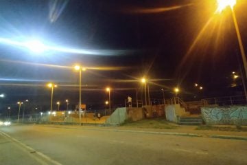 Quadra do Baú ganha nova iluminação com lâmpadas de led