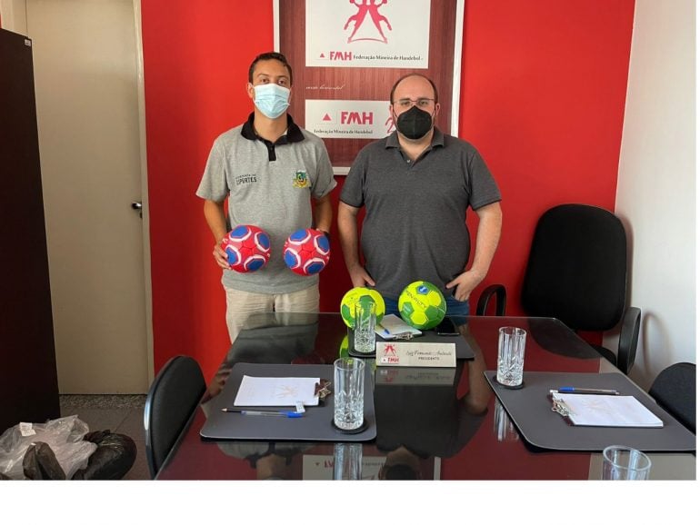 Secretário de Esportes de Monlevade se encontra com presidente da Federação Mineira de Handebol