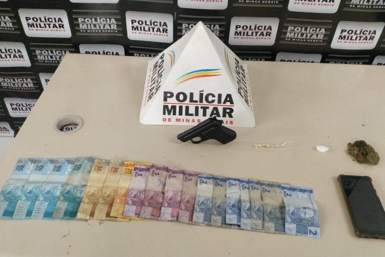 Polícia Militar prende dois suspeitos de traficarem drogas e armas em Monlevade