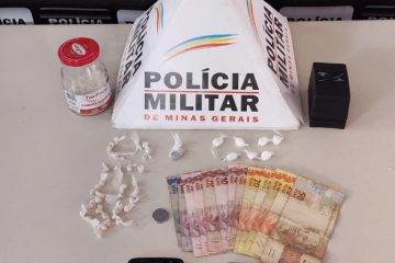 Polícia Militar pega em flagrante suspeitos de tráfico de drogas em Monlevade