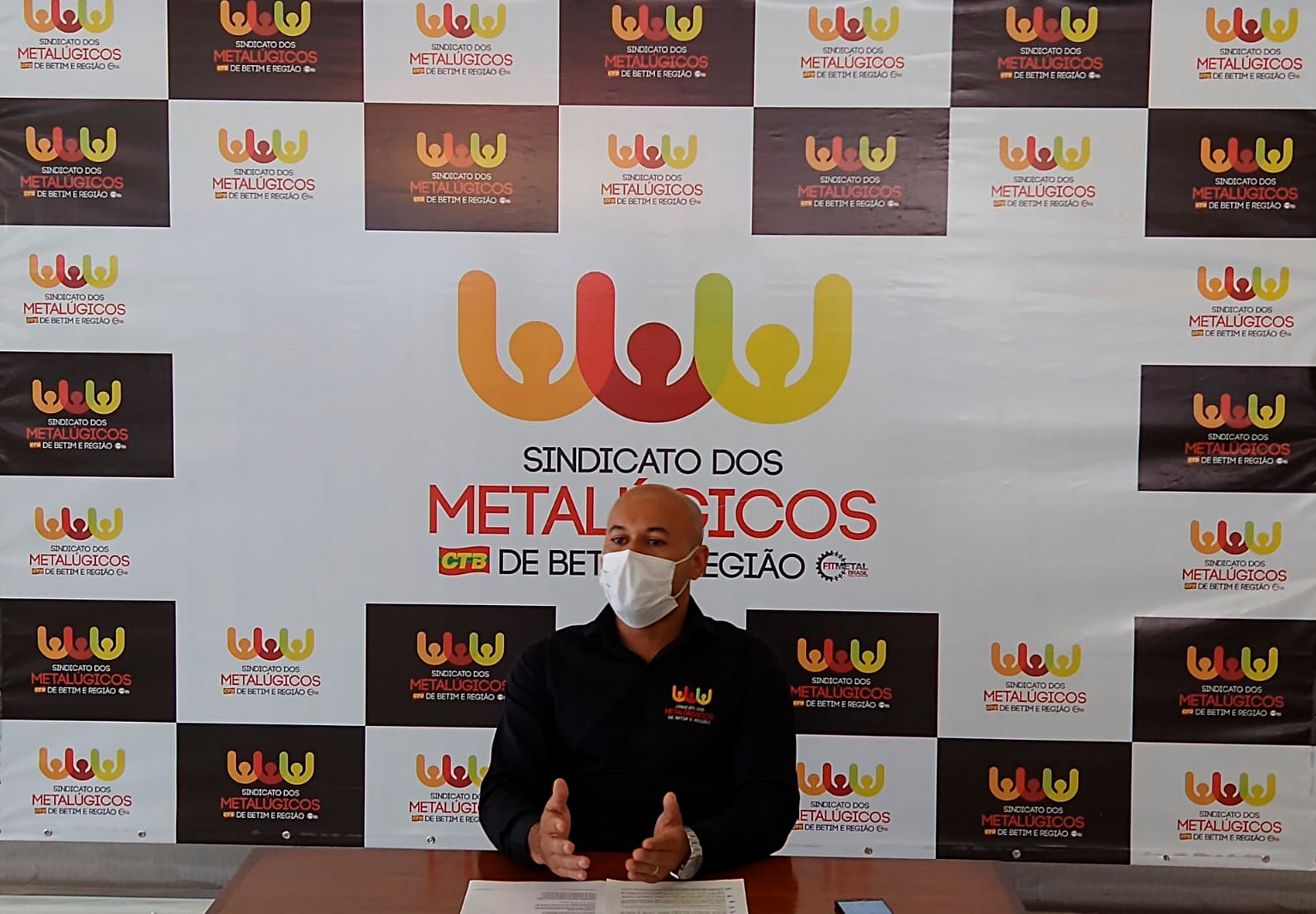 presidente do sindicato, Alex Custodio