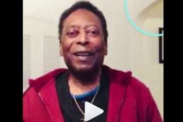 Pelé ‘invade’ rede social da filha e se diz bem depois de alta do hospital