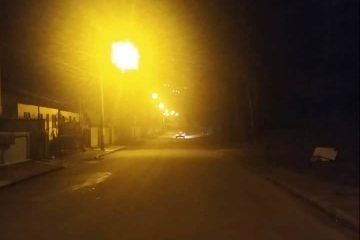 Santa Cruz é o segundo bairro a receber iluminação de led completa em Monlevade